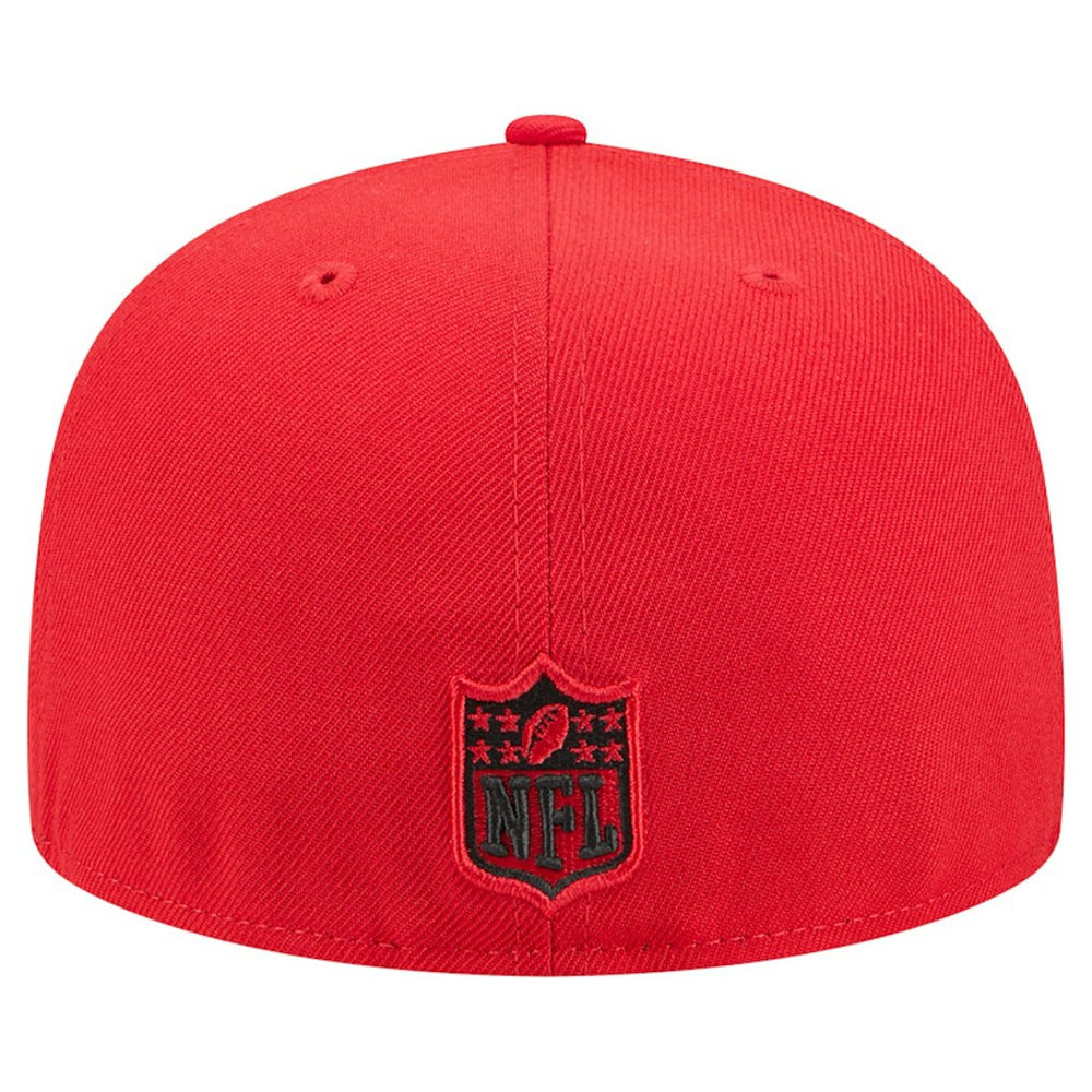Kansas City Chiefs New Era Tri-Hit 59FIFTY Fitted Hat Red | NFL