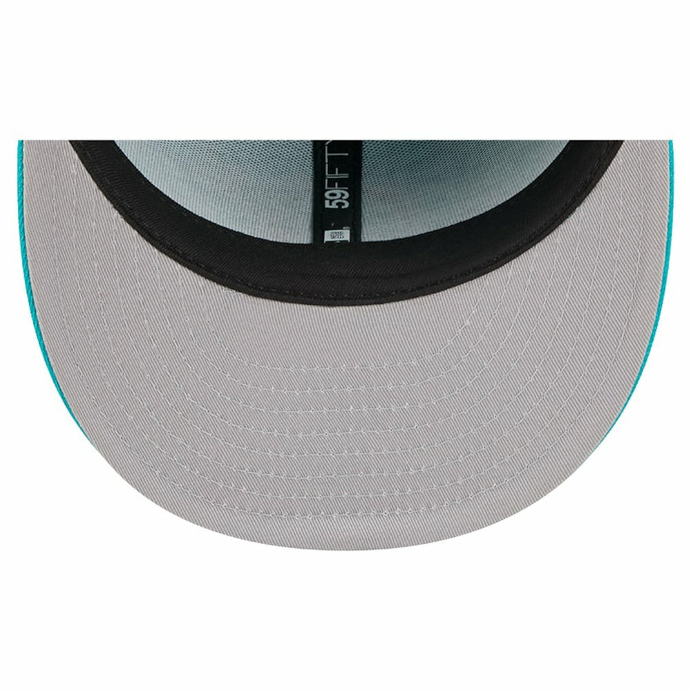 Miami Dolphins New Era Tri-Hit 59FIFTY Fitted Hat Aqua | NFL