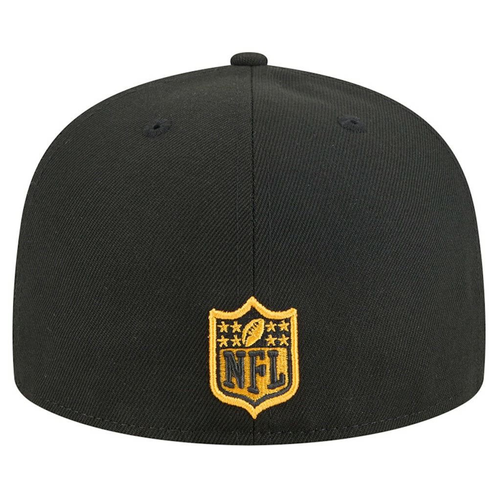 Pittsburgh Steelers New Era Tri-Hit 59FIFTY Fitted Hat Black | NFL