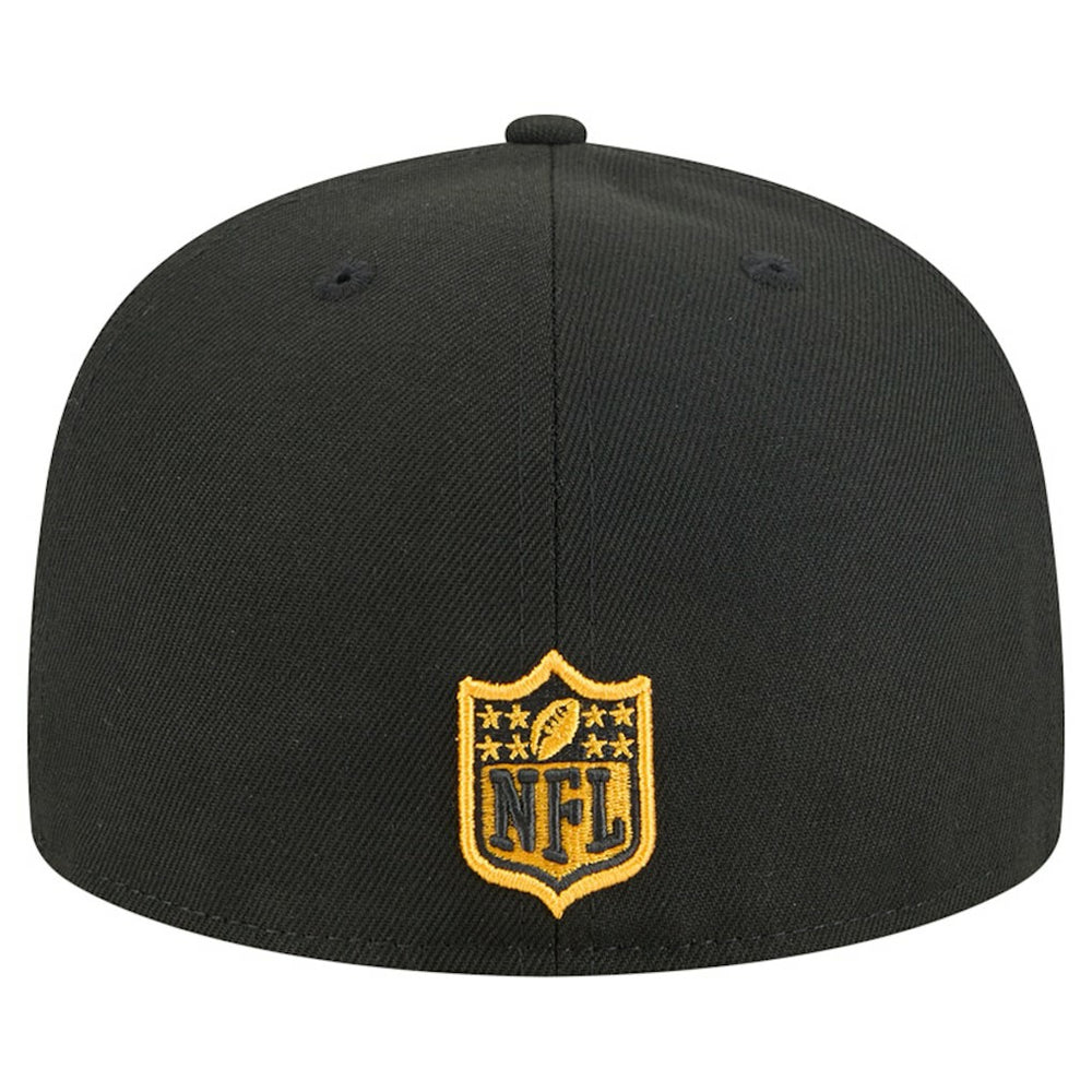 Pittsburgh Steelers New Era Tri-Hit 59FIFTY Fitted Hat Black | NFL