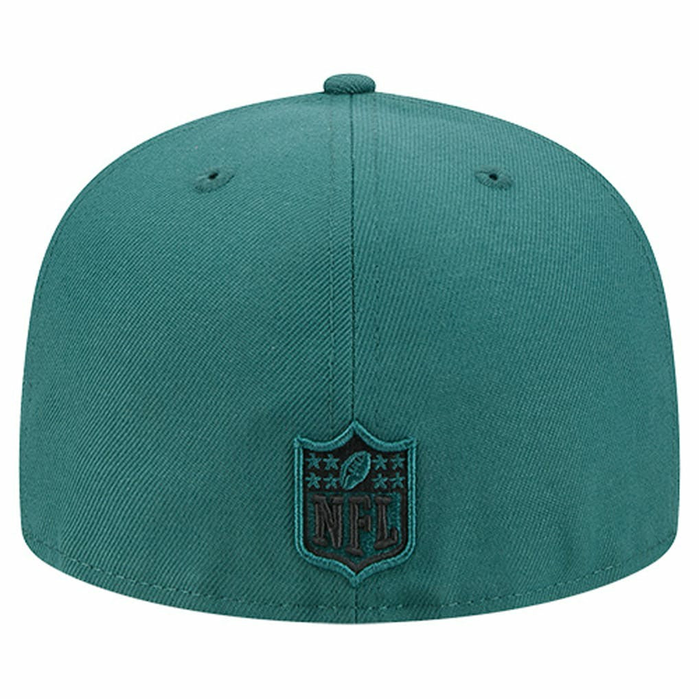 Philadelphia Eagles New Era Tri-Hit 59FIFTY Fitted Hat Midnight Green | NFL