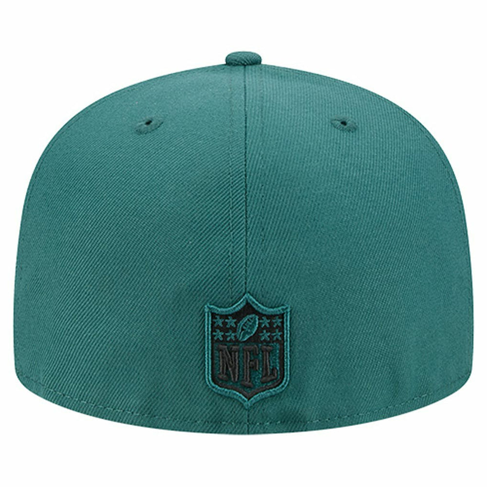 Philadelphia Eagles New Era Tri-Hit 59FIFTY Fitted Hat Midnight Green | NFL