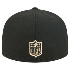 New Orleans Saints New Era Tri-Hit 59FIFTY Fitted Hat Black | NFL