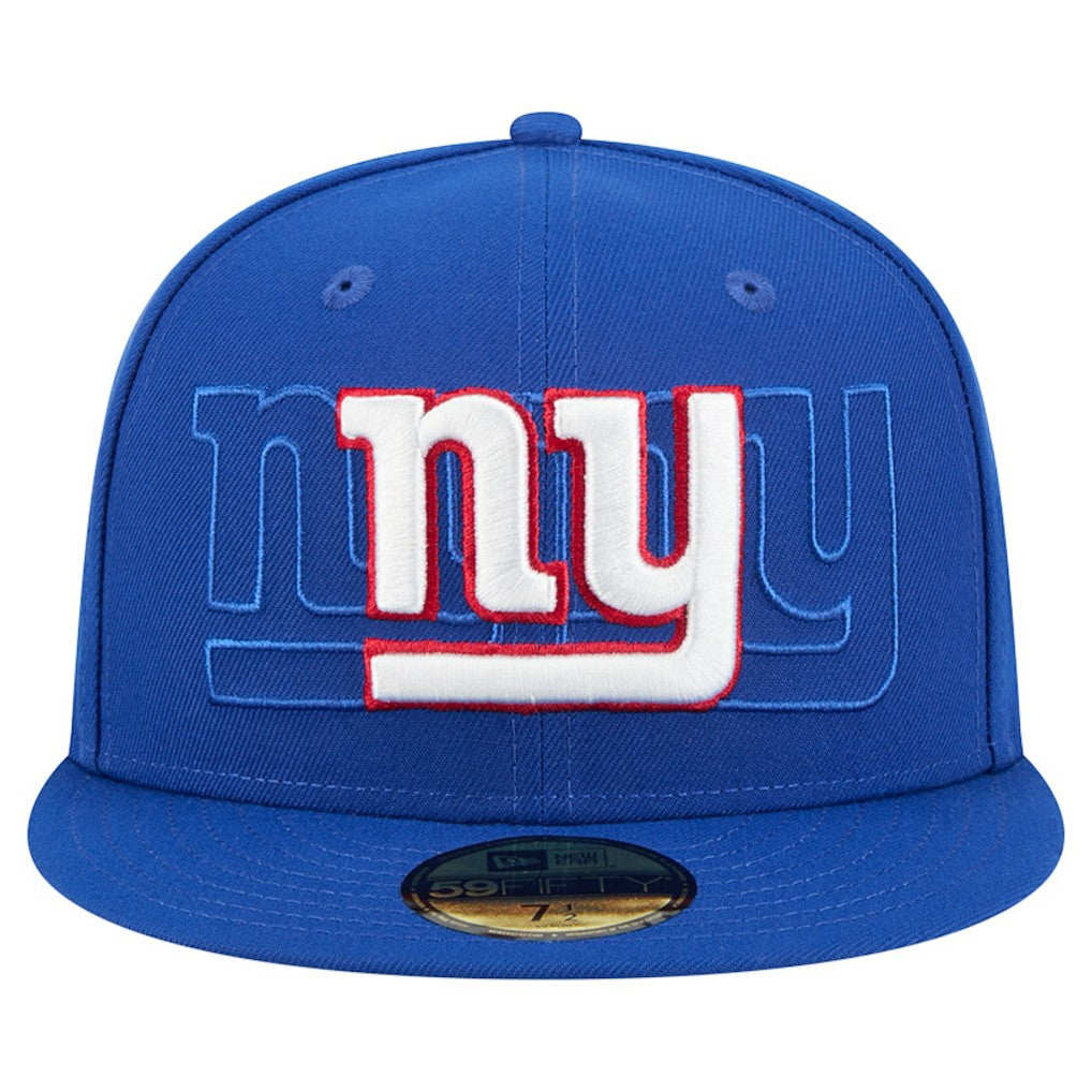 New York Giants New Era Tri-Hit 59FIFTY Fitted Hat Royal | NFL
