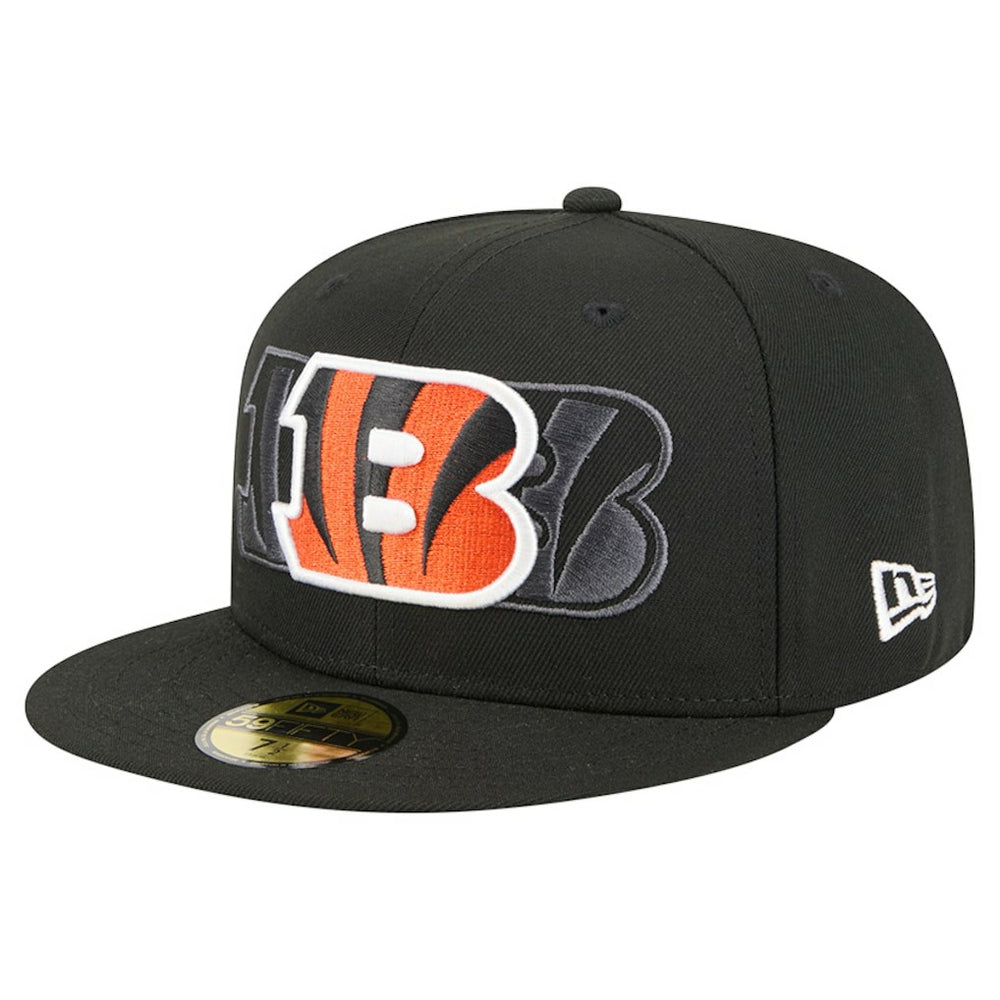 Cincinnati Bengals New Era Tri-Hit 59FIFTY Fitted Hat Black | NFL