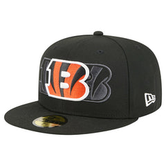 Cincinnati Bengals New Era Tri-Hit 59FIFTY Fitted Hat Black | NFL