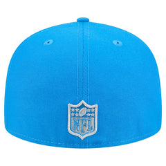 Detroit Lions New Era Tri-Hit 59FIFTY Fitted Hat Blue | NFL