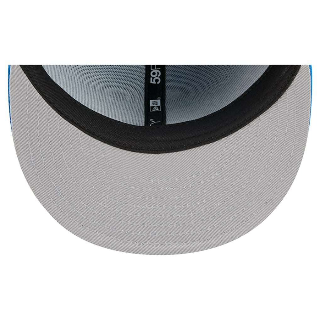 Detroit Lions New Era Tri-Hit 59FIFTY Fitted Hat Blue | NFL