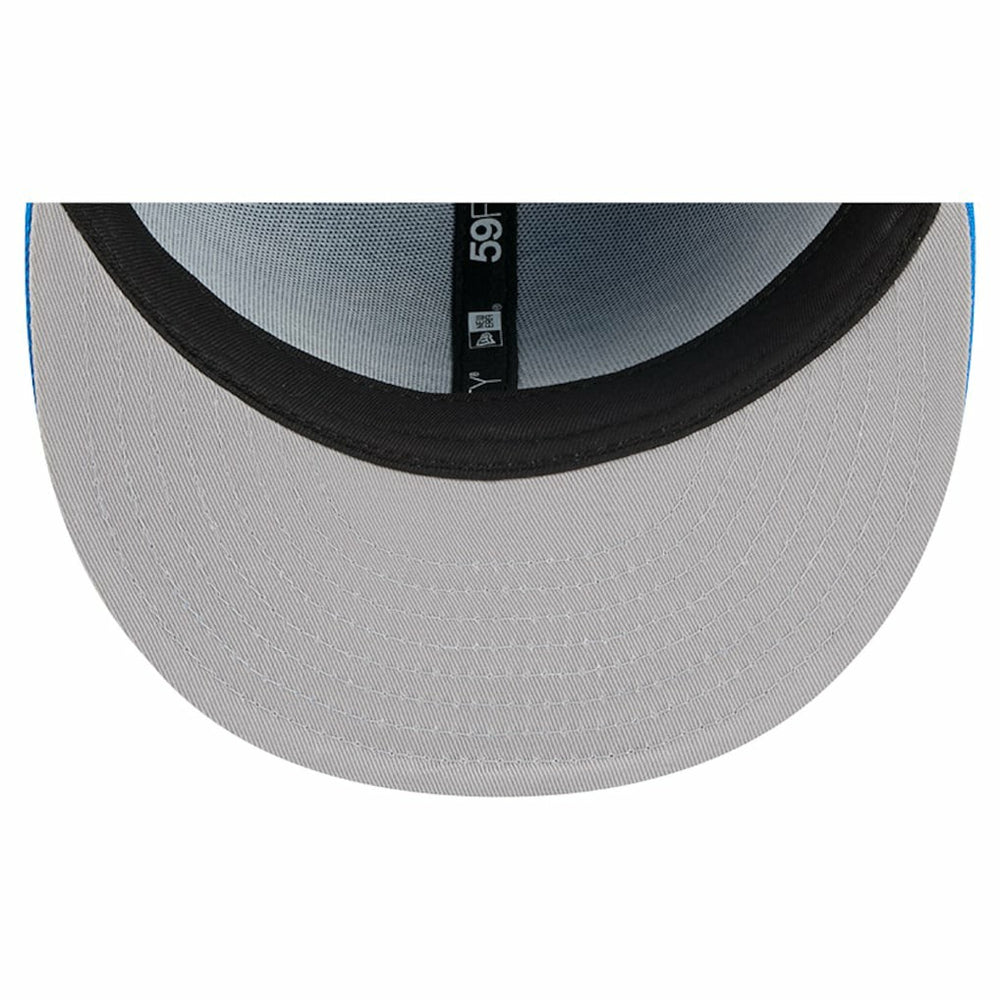Detroit Lions New Era Tri-Hit 59FIFTY Fitted Hat Blue | NFL