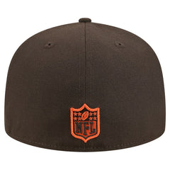 Cleveland Browns New Era Tri-Hit 59FIFTY Fitted Hat Brown | NFL
