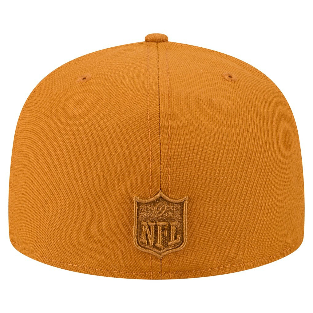 Miami Dolphins New Era Color Pack A-Frame 59FIFTY Fitted Hat Brown | NFL