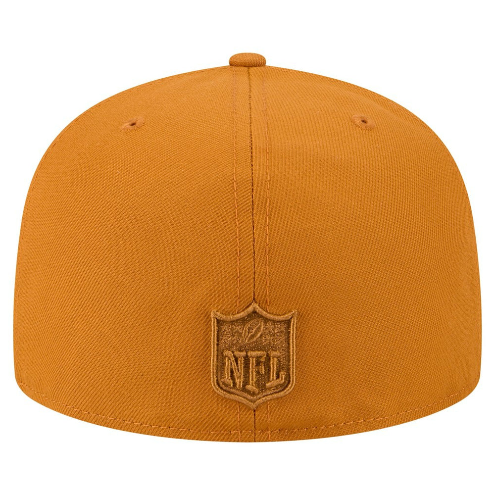 Miami Dolphins New Era Color Pack A-Frame 59FIFTY Fitted Hat Brown | NFL