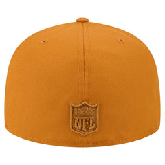 Miami Dolphins New Era Color Pack A-Frame 59FIFTY Fitted Hat Brown | NFL