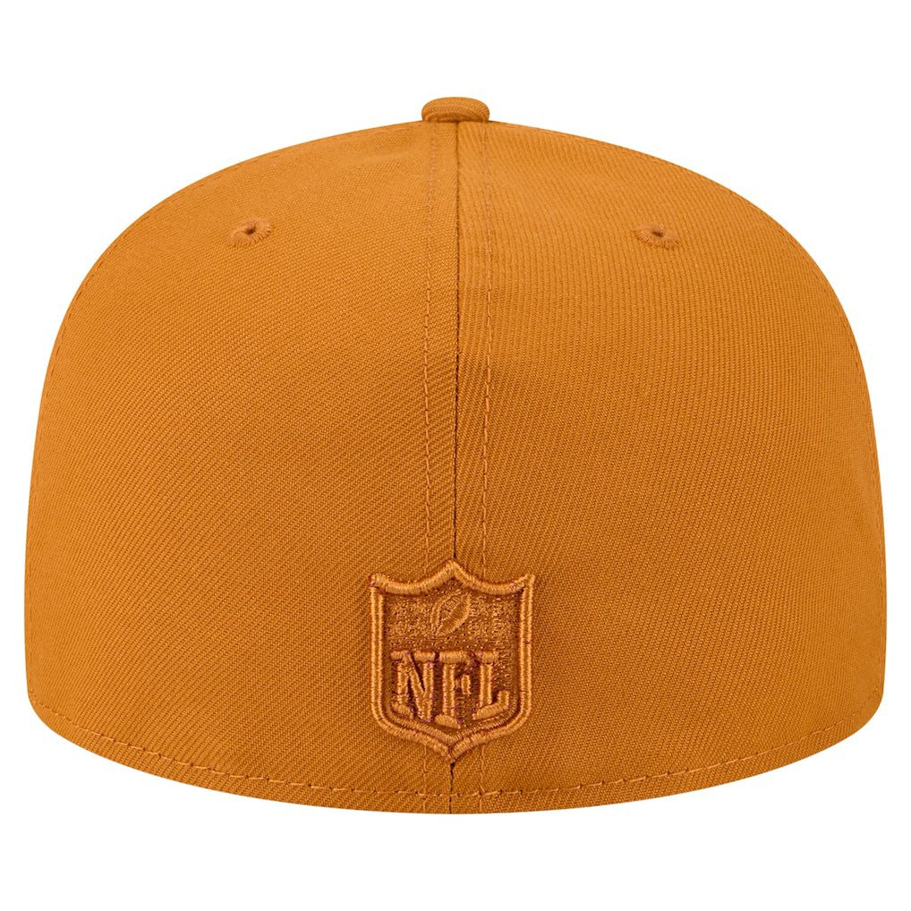 Minnesota Vikings New Era Color Pack A-Frame 59FIFTY Fitted Hat Brown | NFL