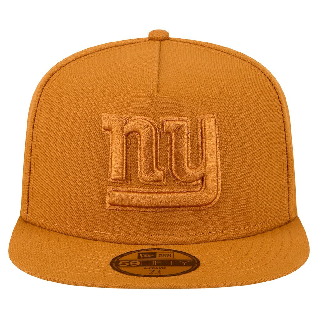 New York Giants New Era Color Pack A-Frame 59FIFTY Fitted Hat Brown | NFL