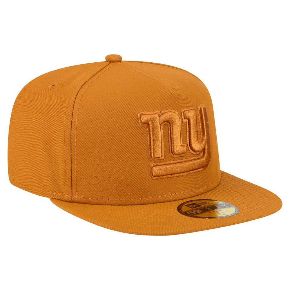 New York Giants New Era Color Pack A-Frame 59FIFTY Fitted Hat Brown | NFL