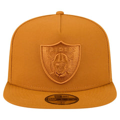 Las Vegas Raiders New Era Color Pack A-Frame 59FIFTY Fitted Hat Brown | NFL