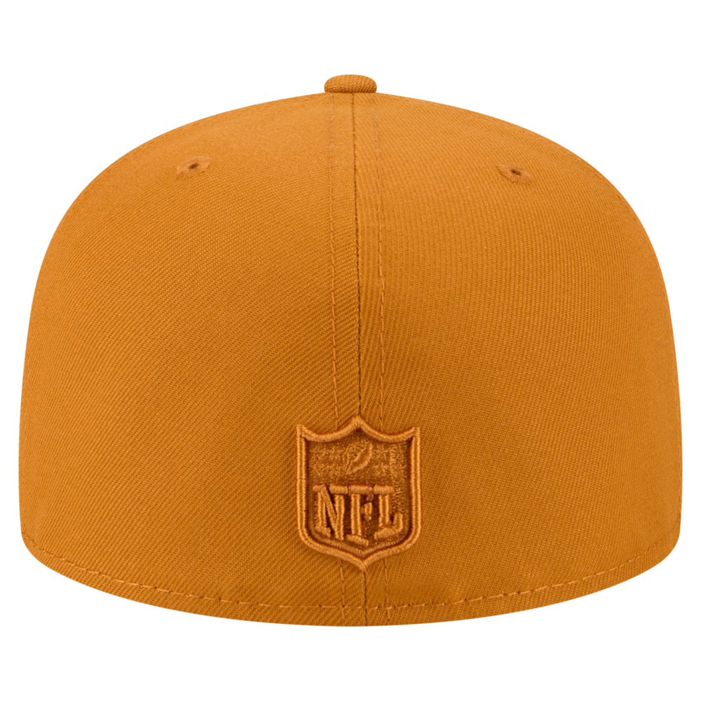 Green Bay Packers New Era Color Pack A-Frame 59FIFTY Fitted Hat Brown | NFL