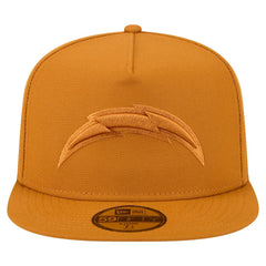 Los Angeles Chargers New Era Color Pack A-Frame 59FIFTY Fitted Hat Brown | NFL