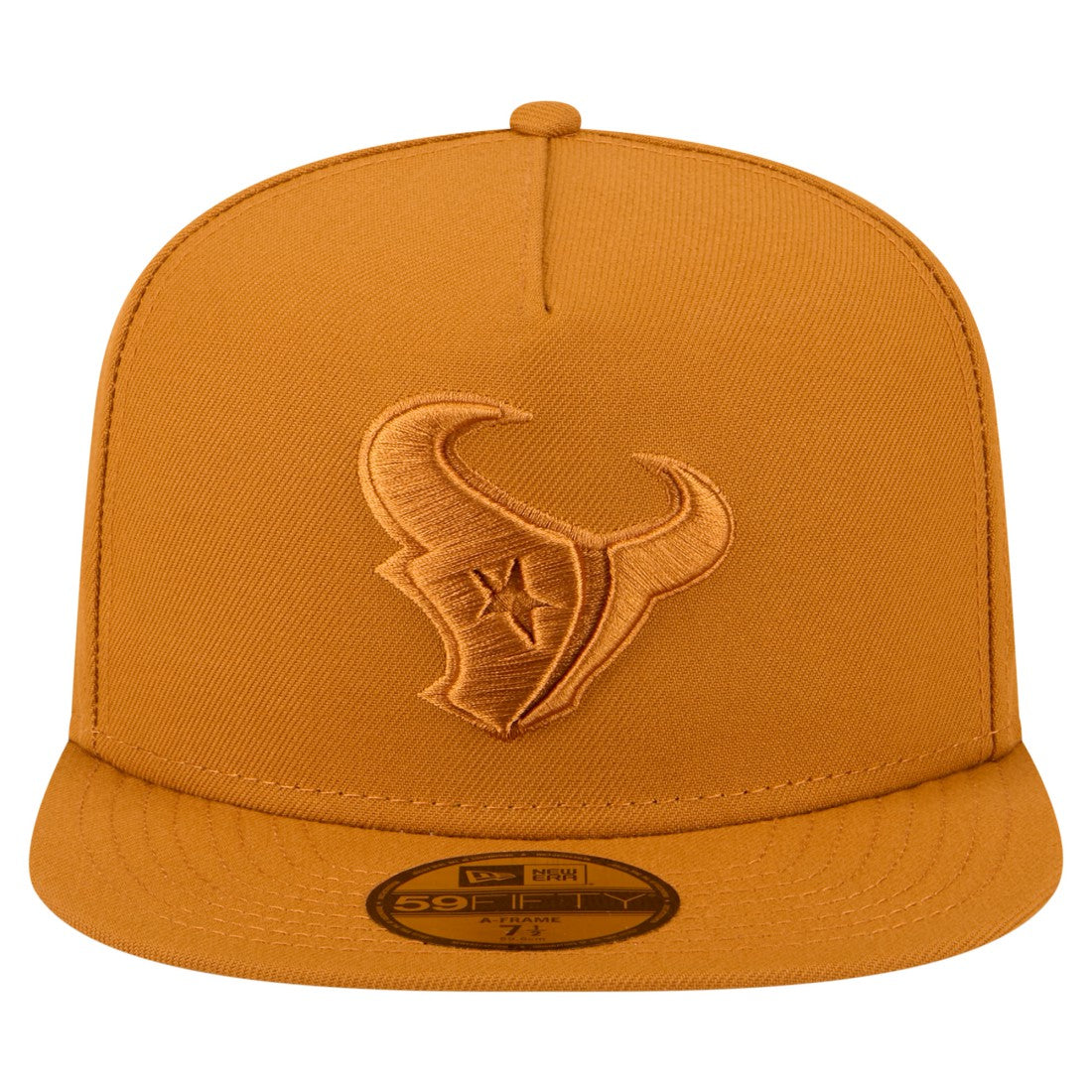Houston Texans New Era Color Pack A-Frame 59FIFTY Fitted Hat Brown | NFL