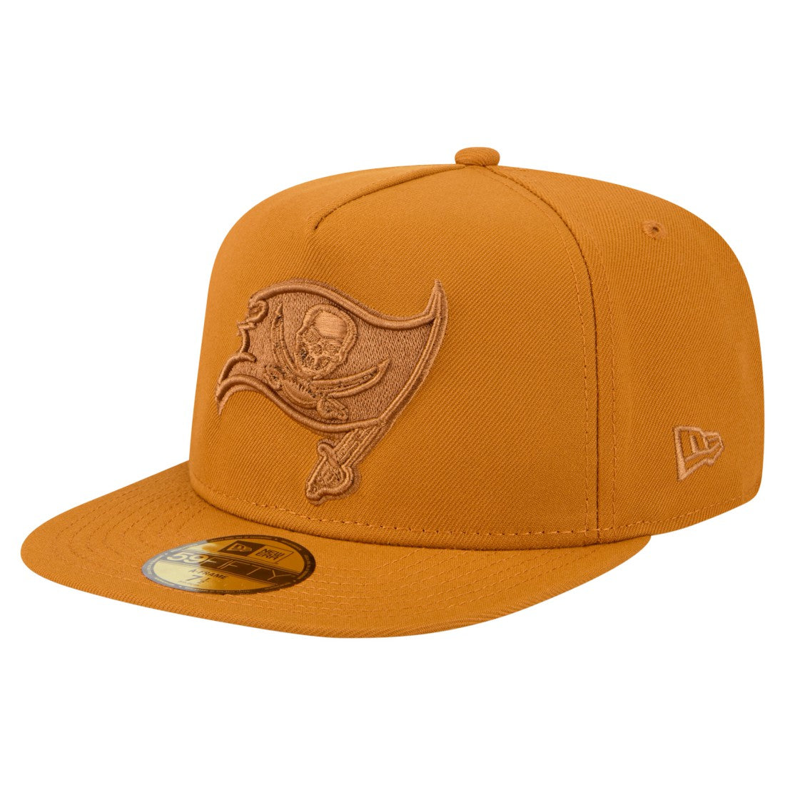 Tampa Bay Buccaneers New Era Color Pack A-Frame 59FIFTY Fitted Hat Brown | NFL