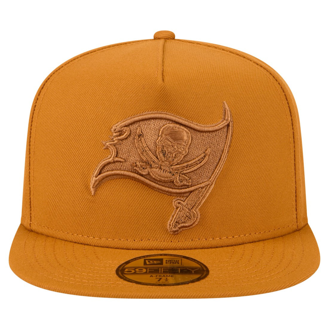 Tampa Bay Buccaneers New Era Color Pack A-Frame 59FIFTY Fitted Hat Brown | NFL
