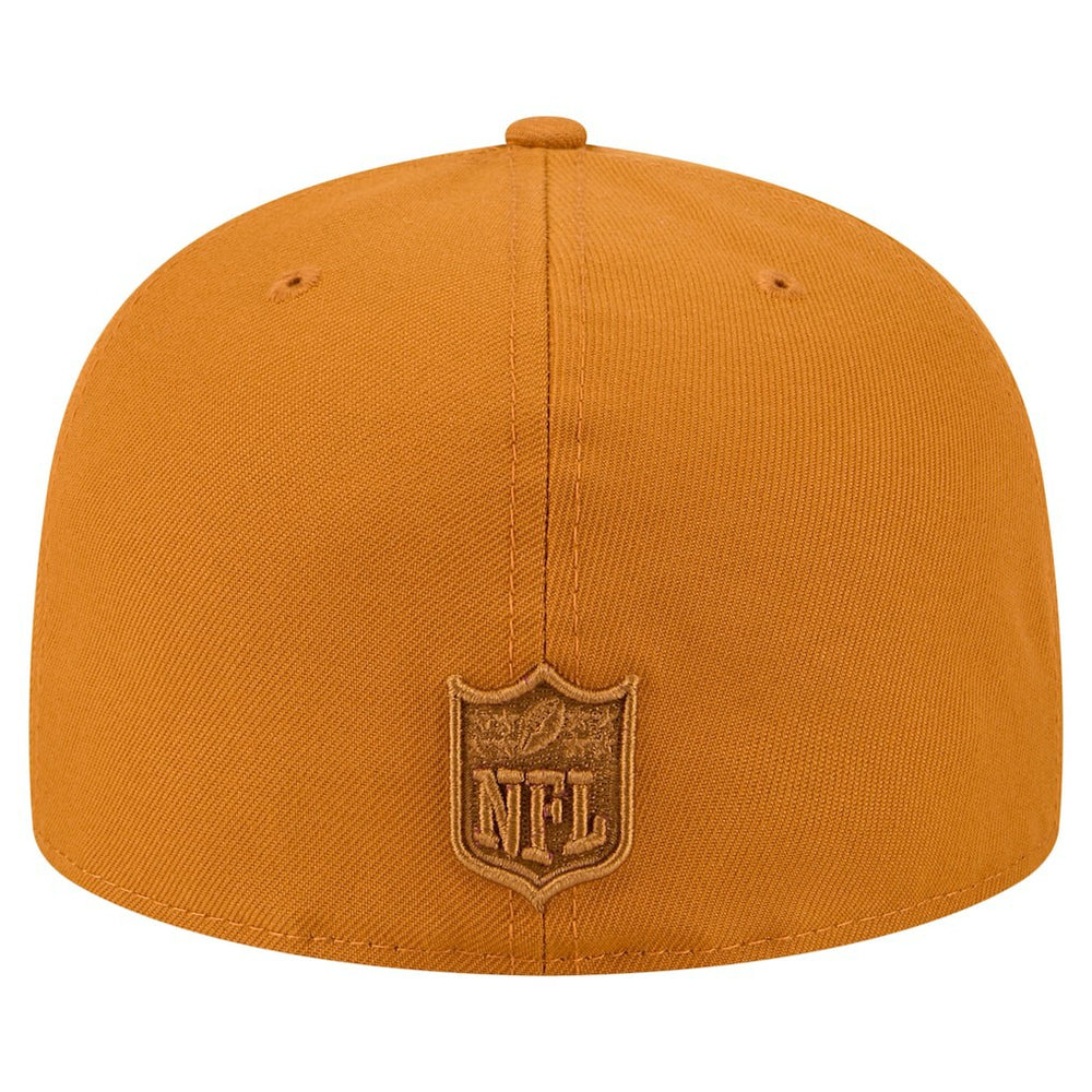 Pittsburgh Steelers New Era Color Pack A-Frame 59FIFTY Fitted Hat Brown | NFL