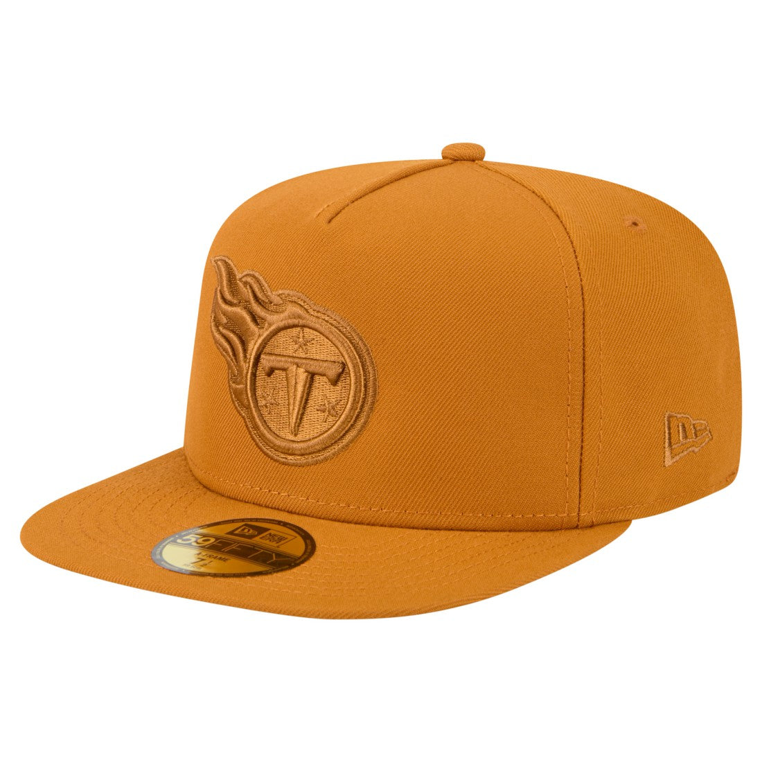 Tennessee Titans New Era Color Pack A-Frame 59FIFTY Fitted Hat Brown | NFL