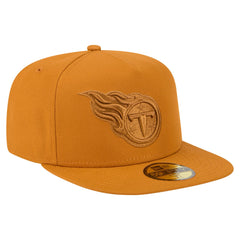Tennessee Titans New Era Color Pack A-Frame 59FIFTY Fitted Hat Brown | NFL
