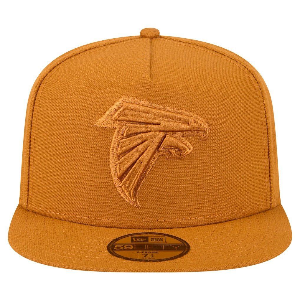 Atlanta Falcons New Era Color Pack A-Frame 59FIFTY Fitted Hat Brown | NFL
