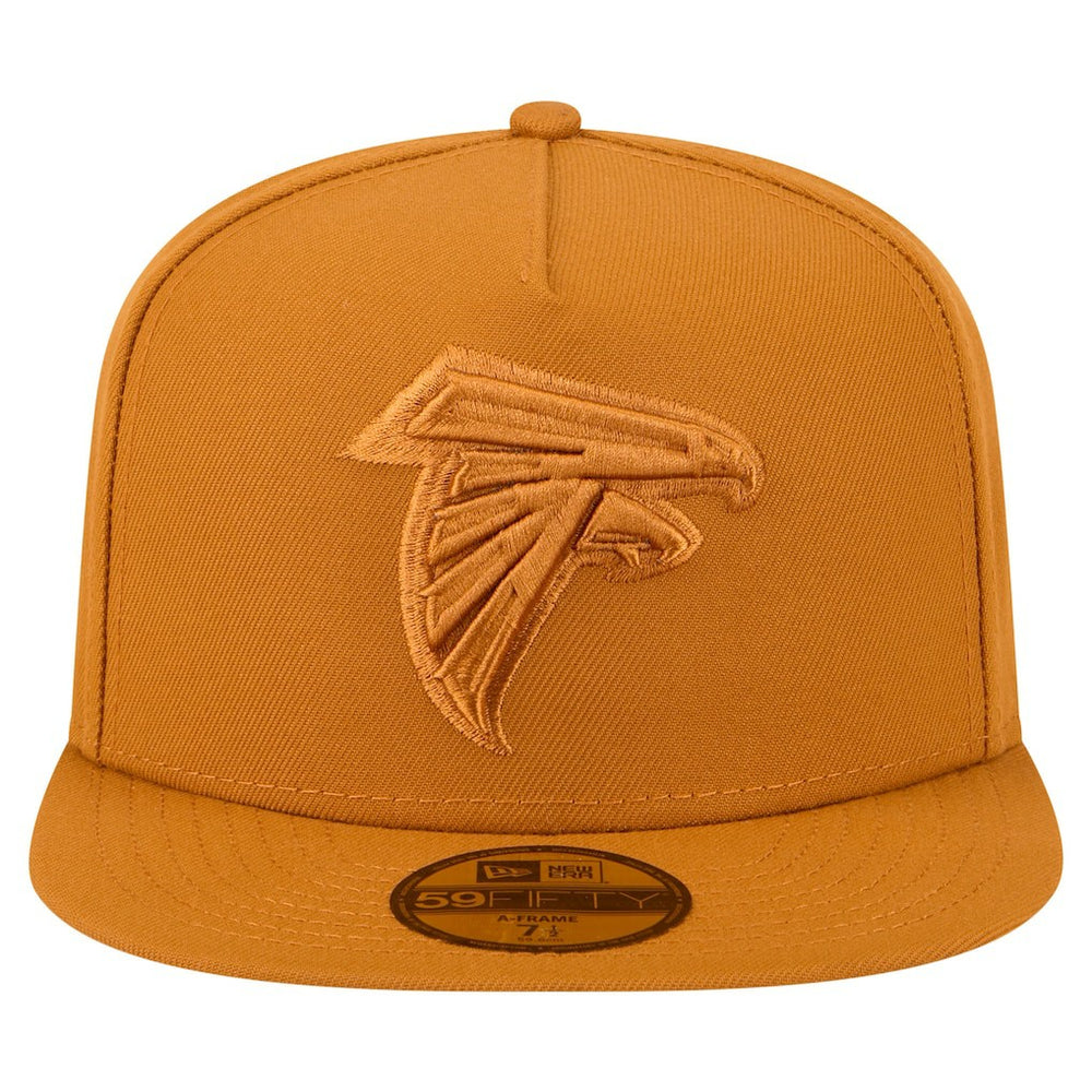 Atlanta Falcons New Era Color Pack A-Frame 59FIFTY Fitted Hat Brown | NFL