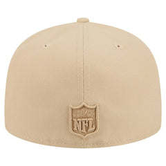 Detroit Lions New Era Color Pack A-Frame 59FIFTY Fitted Hat Light Beige | NFL