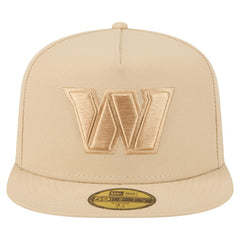 Washington Commanders New Era Color Pack A-Frame 59FIFTY Fitted Hat Light Beige | NFL