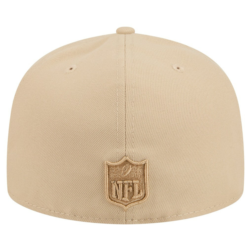 Kansas City Chiefs New Era Color Pack A-Frame 59FIFTY Fitted Hat Light Beige | NFL