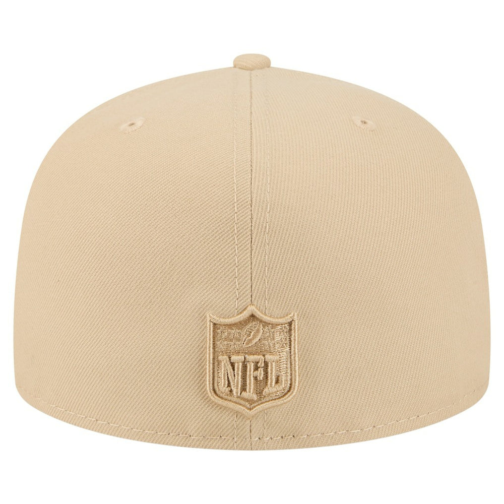 Los Angeles Chargers New Era Color Pack A-Frame 59FIFTY Fitted Hat Beige | NFL
