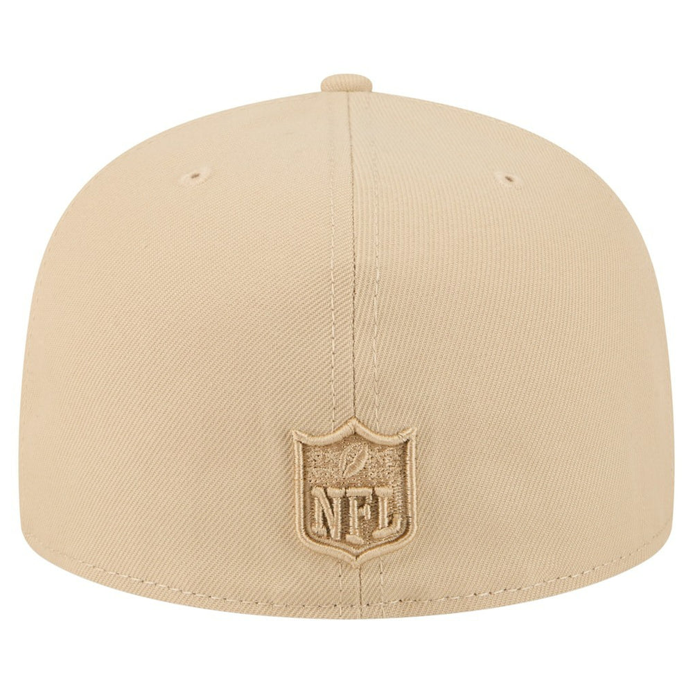 Miami Dolphins New Era Color Pack A-Frame 59FIFTY Fitted Hat Light Beige | NFL