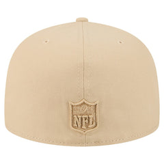 Miami Dolphins New Era Color Pack A-Frame 59FIFTY Fitted Hat Light Beige | NFL