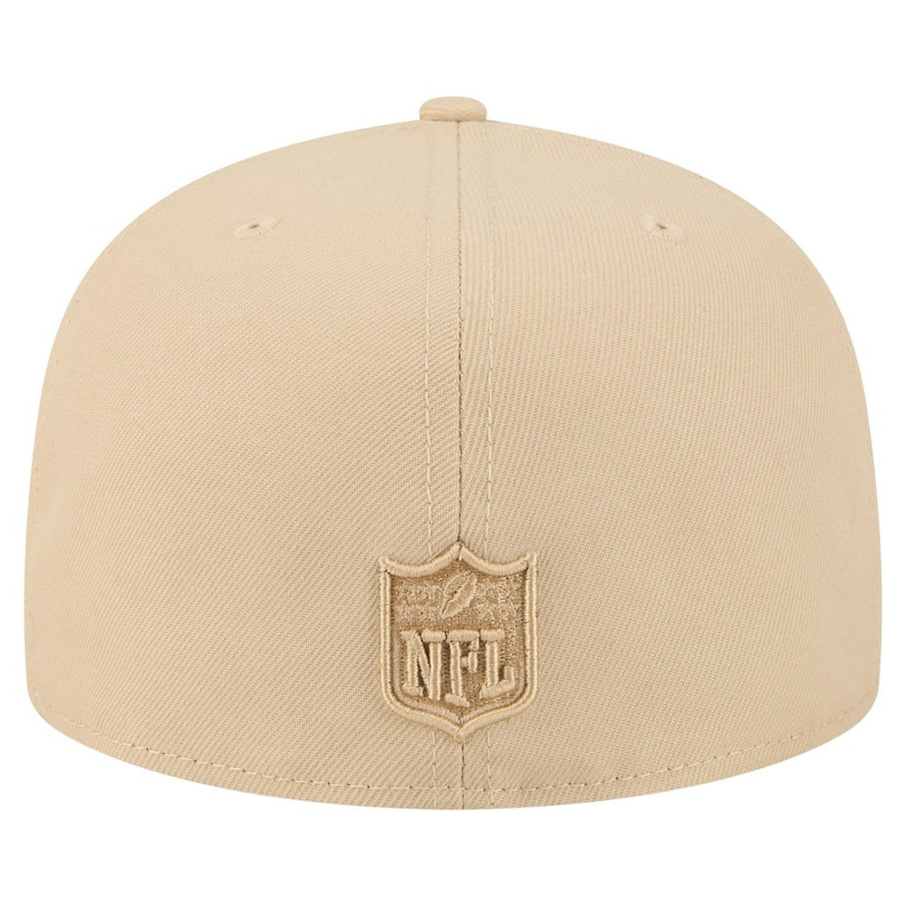 Minnesota Vikings New Era Color Pack A-Frame 59FIFTY Fitted Hat Light Beige | NFL