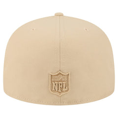 Minnesota Vikings New Era Color Pack A-Frame 59FIFTY Fitted Hat Light Beige | NFL