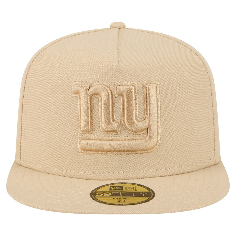 New York Giants New Era Color Pack A-Frame 59FIFTY Fitted Hat Light Beige | NFL