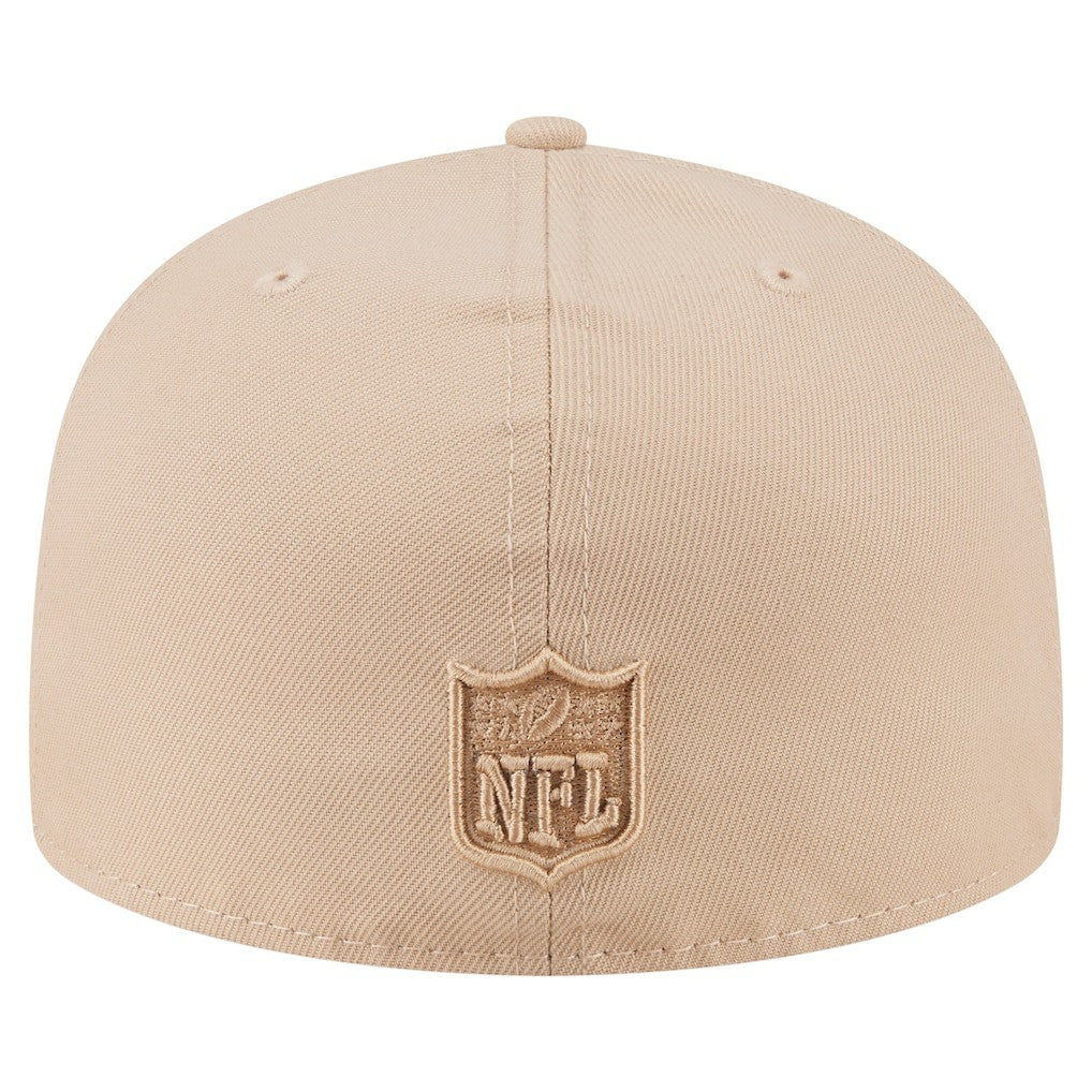 Philadelphia Eagles New Era Color Pack A-Frame 59FIFTY Fitted Hat Light Beige | NFL