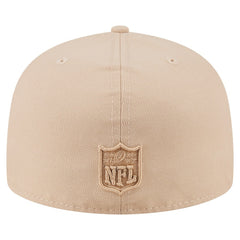 Philadelphia Eagles New Era Color Pack A-Frame 59FIFTY Fitted Hat Light Beige | NFL