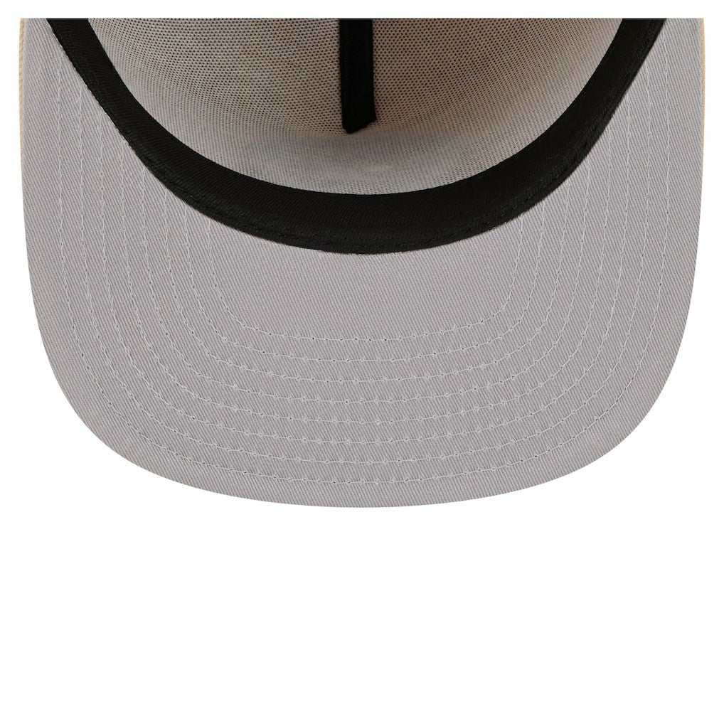 Pittsburgh Steelers New Era Color Pack A-Frame 59FIFTY Fitted Hat Beige | NFL
