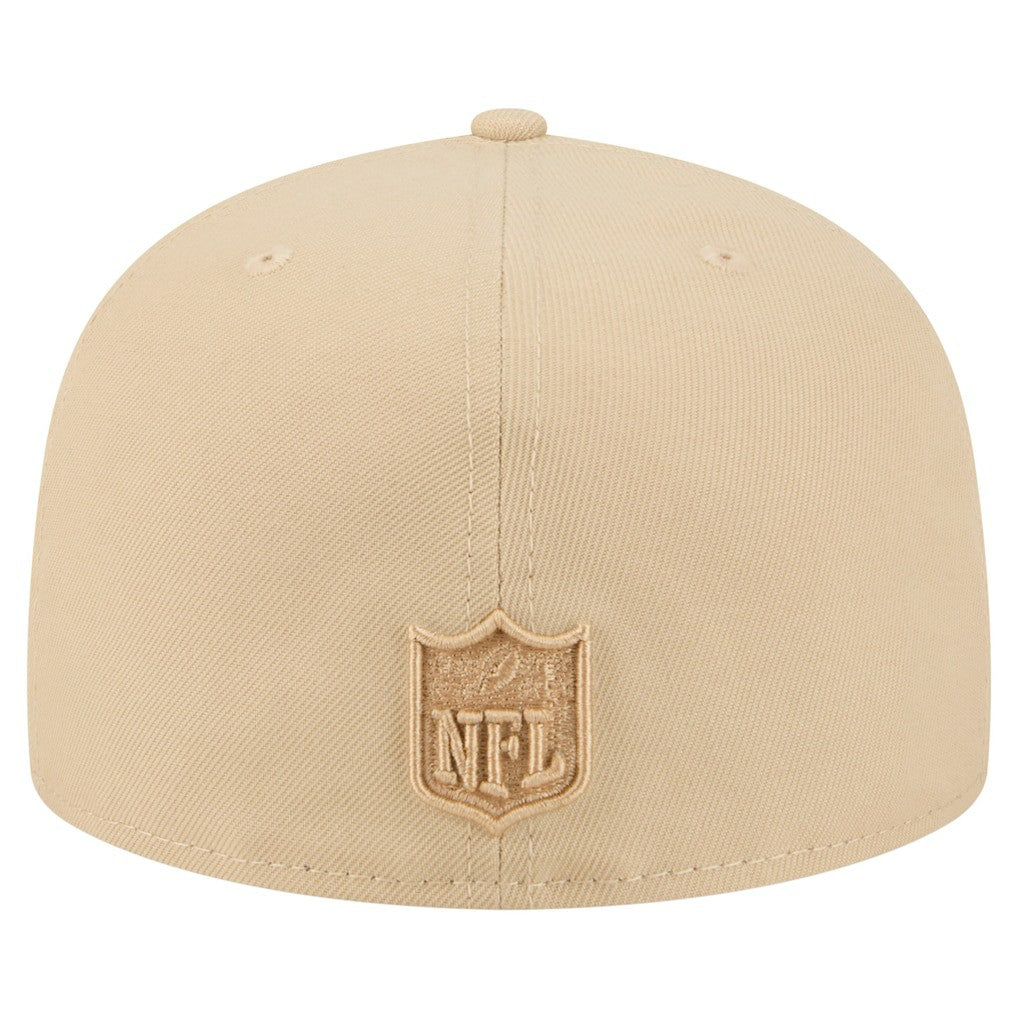 Cleveland Browns New Era Color Pack A-Frame 59FIFTY Fitted Hat Light Beige | NFL