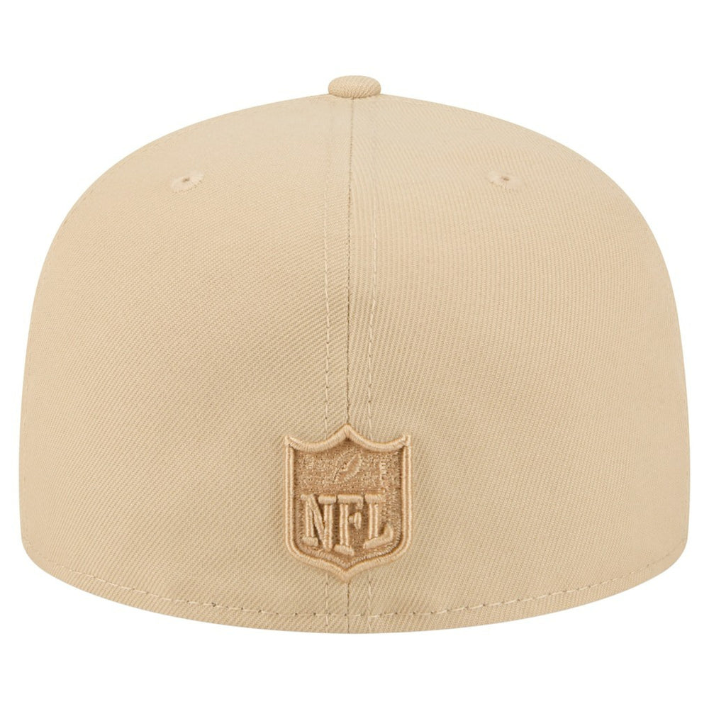 Cleveland Browns New Era Color Pack A-Frame 59FIFTY Fitted Hat Light Beige | NFL