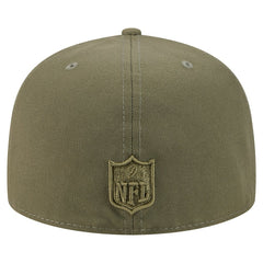Miami Dolphins New Era Color Pack A-Frame 59FIFTY Fitted Hat Olive | NFL