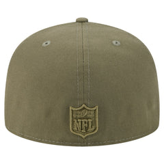 New York Jets New Era Color Pack A-Frame 59FIFTY Fitted Hat Olive | NFL