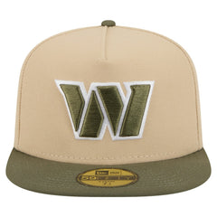 Washington Commanders New Era Color Pack A-Frame 59FIFTY Fitted Hat Beige/Olive | NFL