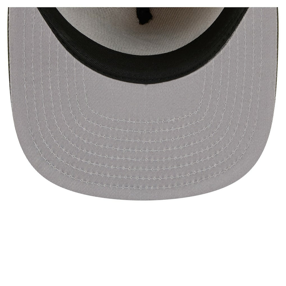 Miami Dolphins New Era Color Pack A-Frame 59FIFTY Fitted Hat Beige/Olive | NFL