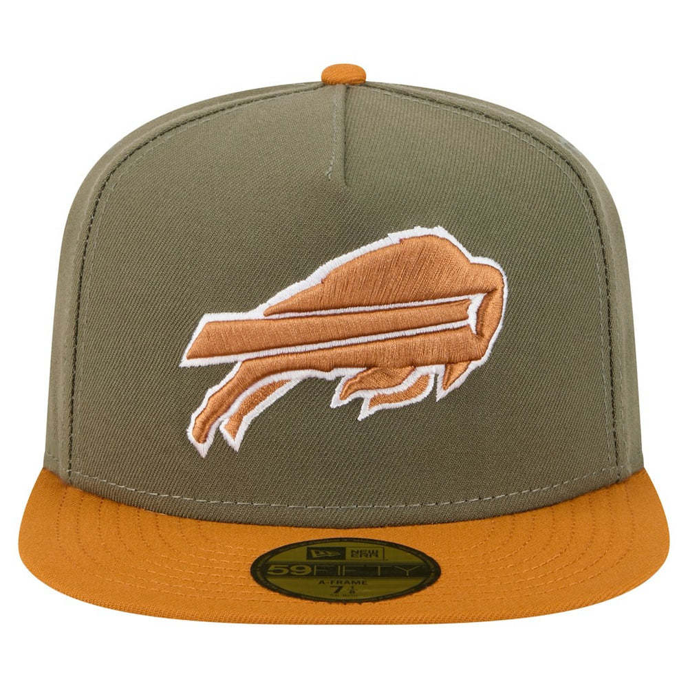 Buffalo Bills New Era Color Pack A-Frame 59FIFTY Fitted Hat Olive/Brown | NFL